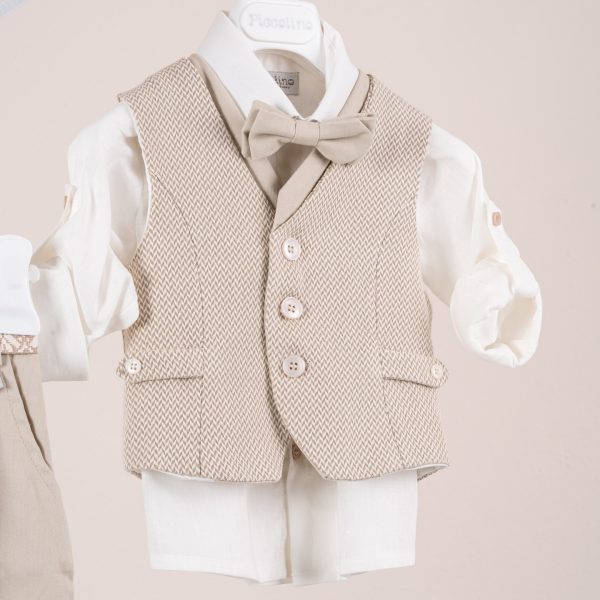 Κοστούμι  Piccolino Giulio σε χρώμα Beige