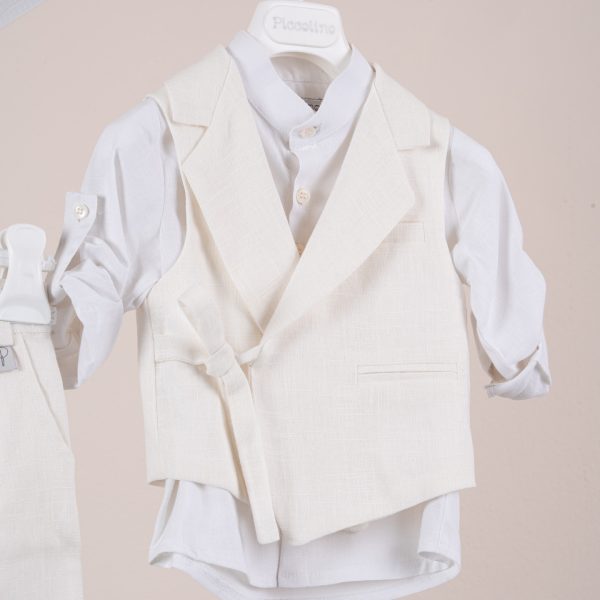 Κοστούμι  Piccolino Fabio σε χρώμα Ivory