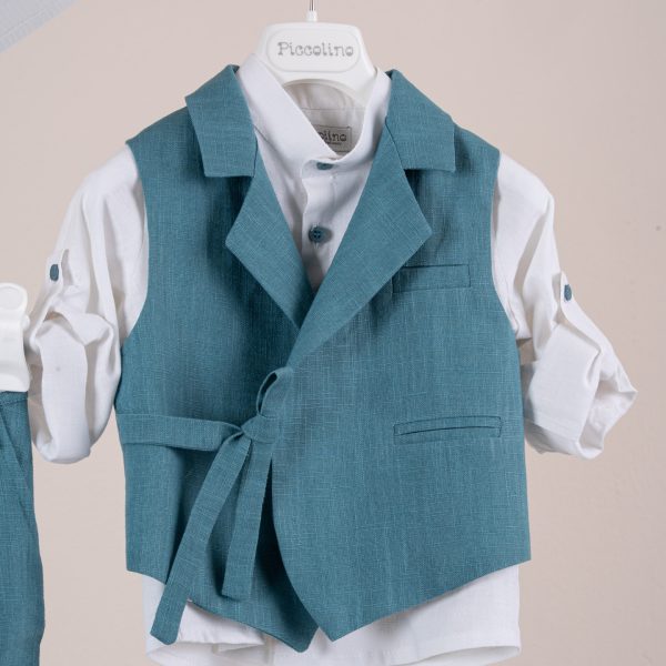 Κοστούμι  Piccolino Fabio σε χρώμα Petrol