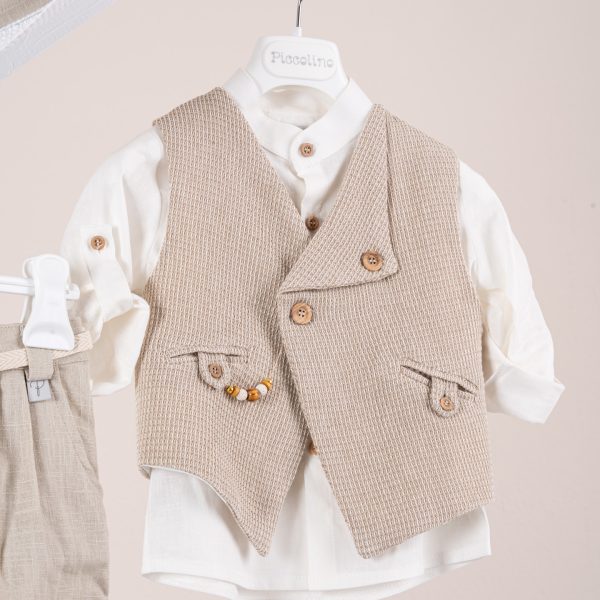 Κοστούμι  Piccolino Emilio σε χρώμα Beige