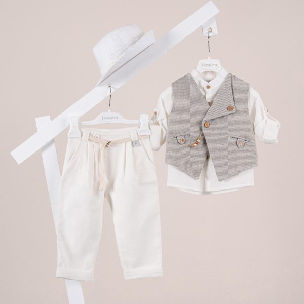 Κοστούμι  Piccolino Emilio σε χρώμα Beige