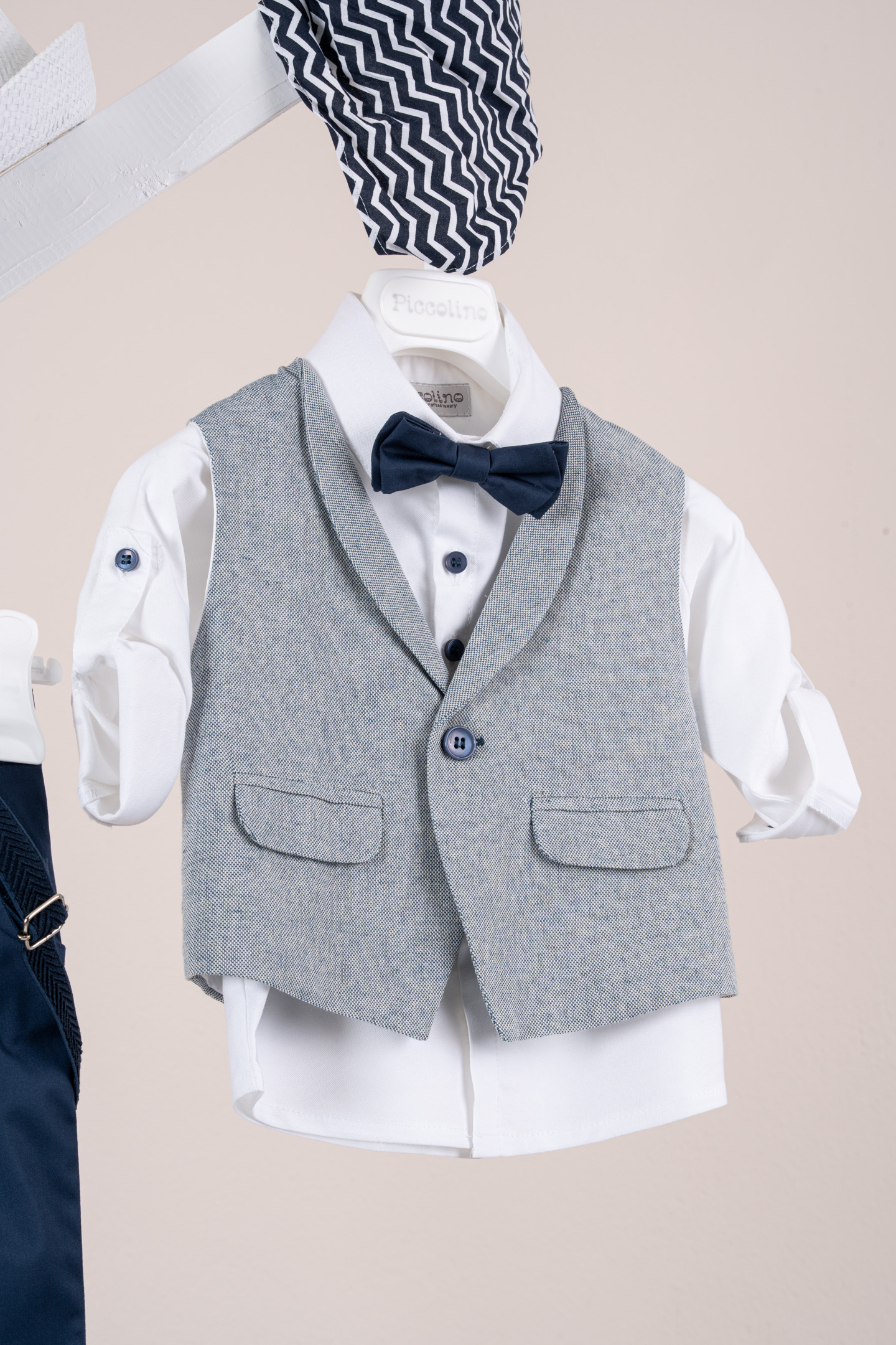 Κοστούμι Piccolino Nico σε χρώμα aegean Κοστούμι Piccolino Nico σε χρώμα aegean