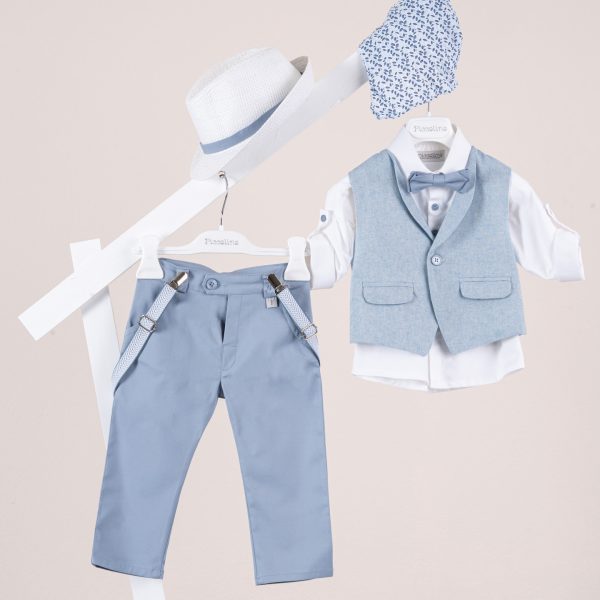Πακέτο βάπτισης για αγόρι Piccolino Nico light blue