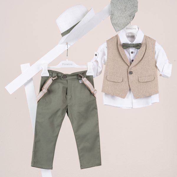 Κοστούμι  Piccolino Nico σε χρώμα Sand