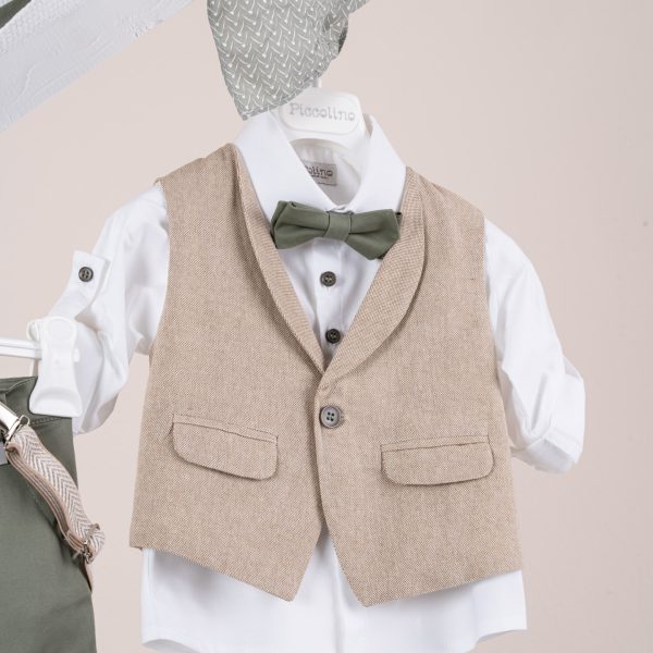 Κοστούμι  Piccolino Nico σε χρώμα Olive