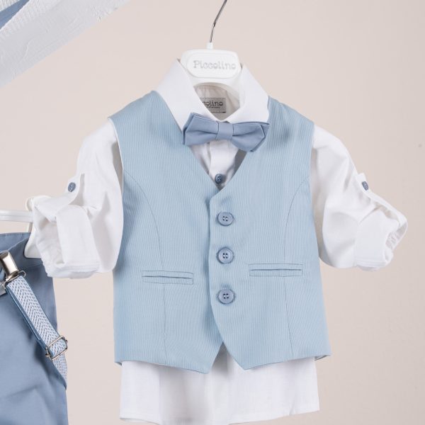 Κοστούμι  Piccolino Stefano σε χρώμα Light blue