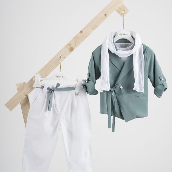 Κοστούμι  Piccolino Stefan σε χρώμα Mint