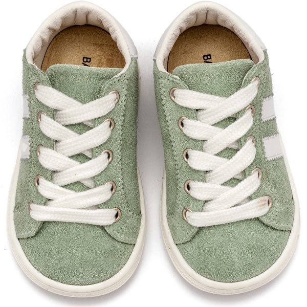 Δίχρωμα Καστόρινα Δετά Σνίκερς σε Μέντα Λευκό Χρώμα