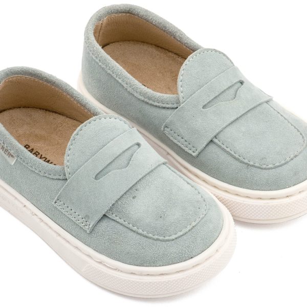 Καστόρινο Loafer από Δέρμα Suede σε Μίνεραλ Χρώμα