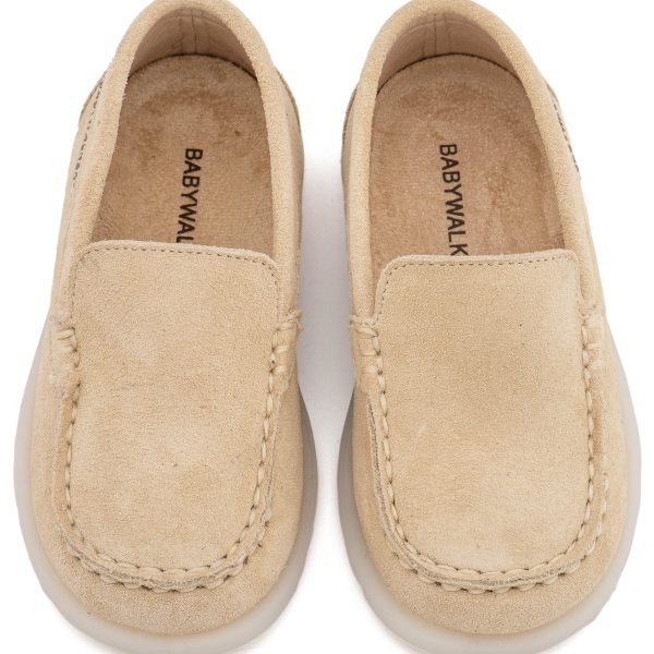 Καστόρινα Loafer Ιστιοπλοϊας από Δέρμα  Suede σε Μπεζ  Χρώμα