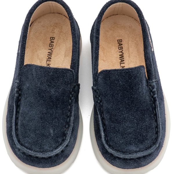 Καστόρινα Loafer Ιστιοπλοϊας από Δέρμα  Suede σε Μπλέ  Χρώμα