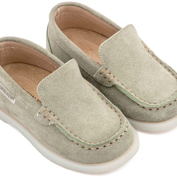 Καστόρινα Loafer Ιστιοπλοϊας από Δέρμα  Suede σε Μέντα  Χρώμα