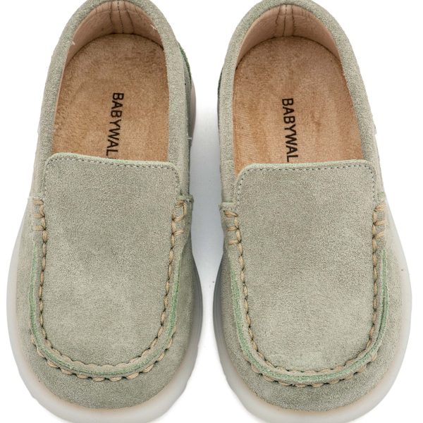 Καστόρινα Loafer Ιστιοπλοϊας από Δέρμα  Suede σε Μέντα  Χρώμα