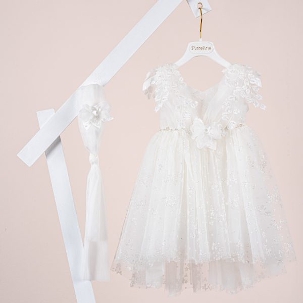 Βαπτιστικό φόρεμα Piccolino Filomena Ivory
