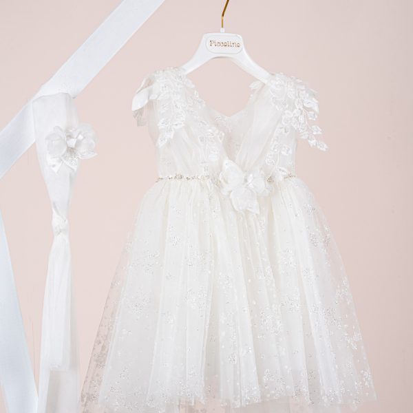 Βαπτιστικό φόρεμα Piccolino Filomena Ivory