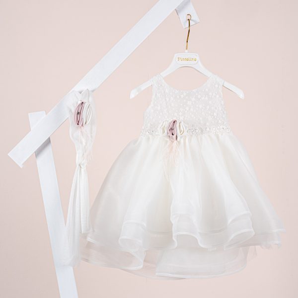 Βαπτιστικό φόρεμα Piccolino Samantha Ivory