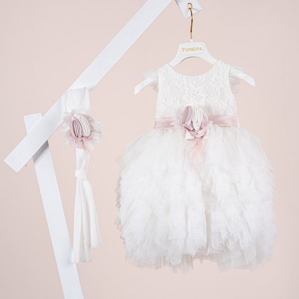 Βαπτιστικό φόρεμα Piccolino Ornella Ivory