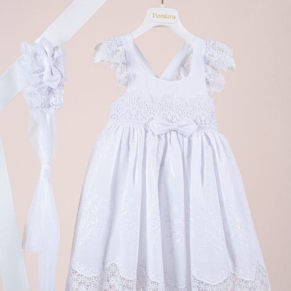 Βαπτιστικό φόρεμα Piccolino Valerie White