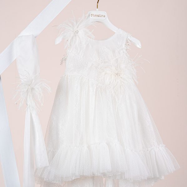 Βαπτιστικό φόρεμα Piccolino Silvia Ivory
