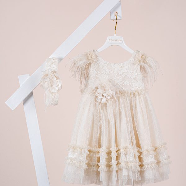 Βαπτιστικό φόρεμα Piccolino Giulia Ivory
