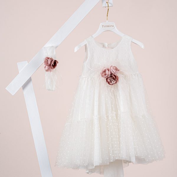 Βαπτιστικό φόρεμα Piccolino Luna Ivory