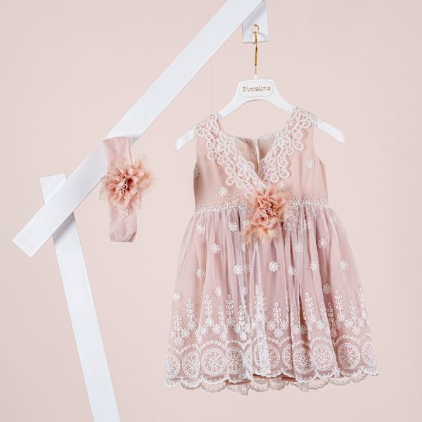 Βαπτιστικό φόρεμα Piccolino Marisol Powder