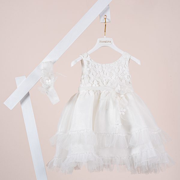 Βαπτιστικό φόρεμα Piccolino Renee Ivory