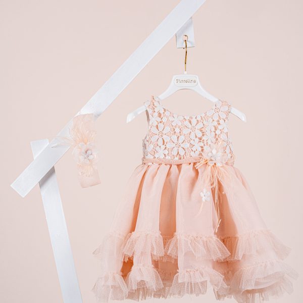 Βαπτιστικό φόρεμα Piccolino Renee PUCE