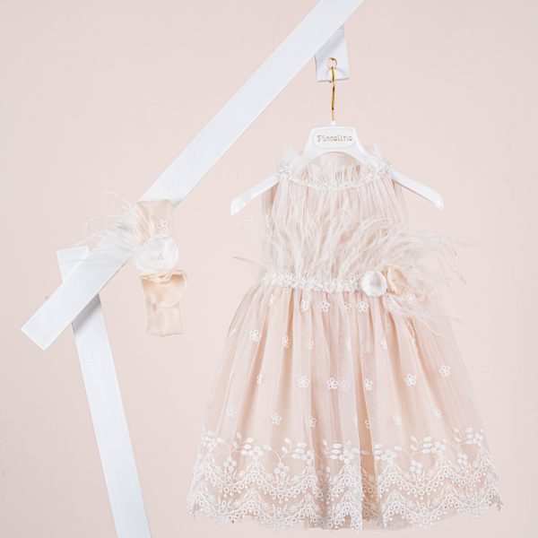 Βαπτιστικό φόρεμα Piccolino Melody Nude