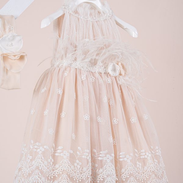 Βαπτιστικό φόρεμα Piccolino Melody Nude