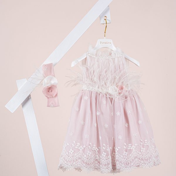 Βαπτιστικό φόρεμα Piccolino Melody Pink