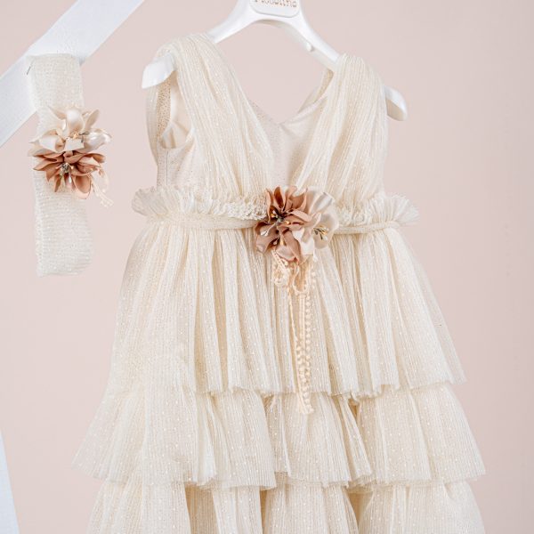 Βαπτιστικό φόρεμα Piccolino Eleanor Gold