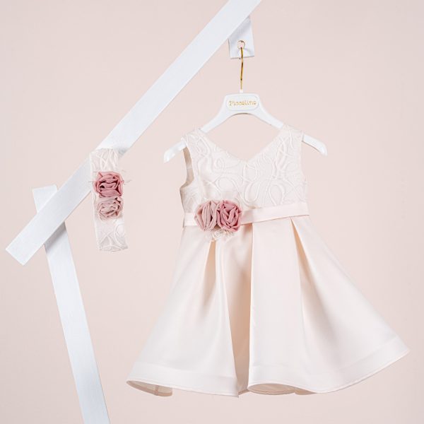 Βαπτιστικό φόρεμα Piccolino Carolina Champagne