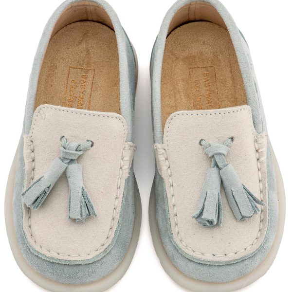 Καστόρινο Loafers με Φουντάκια σε Μίνεραλ Χρώμα