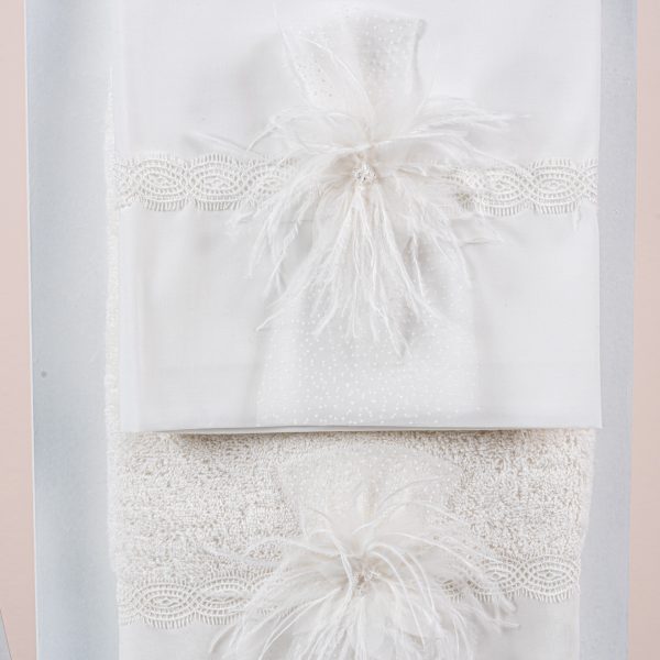 Πακέτο βάπτισης για κορίτσι Piccolino Catalina ivory