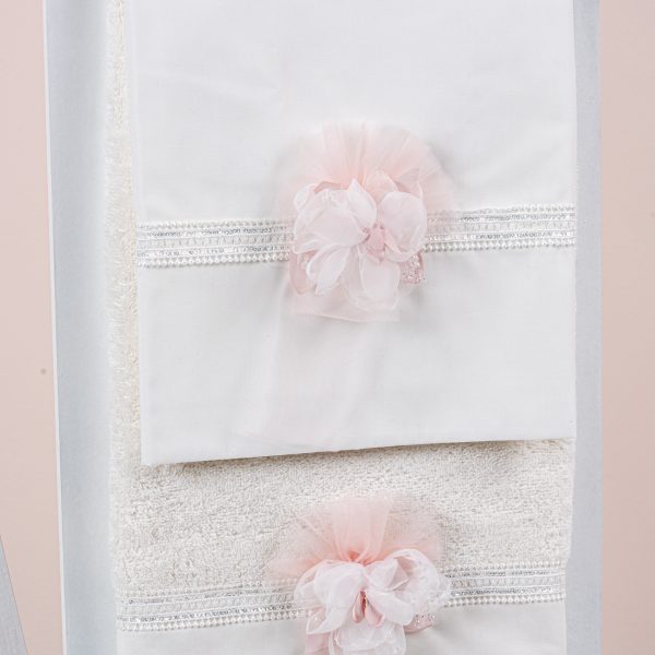 Πακέτο βάπτισης για κορίτσι Piccolino Filomena pink