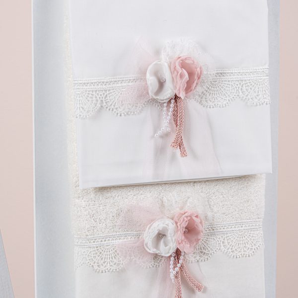 Πακέτο βάπτισης για κορίτσι Piccolino Ines ivory