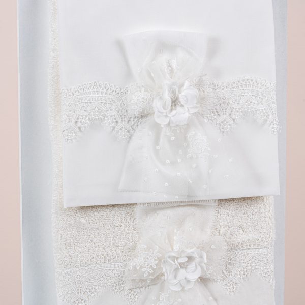 Πακέτο βάπτισης για κορίτσι Piccolino Sienna ivory