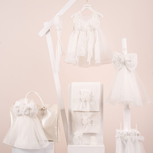 Πακέτο βάπτισης για κορίτσι Piccolino Alba ivory