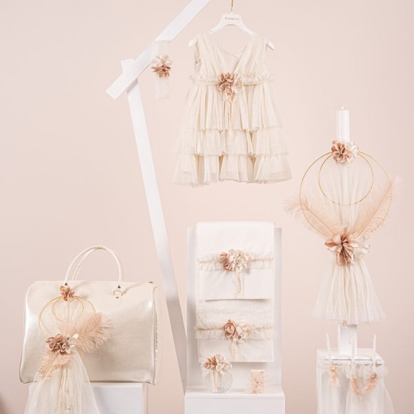 Πακέτο βάπτισης για κορίτσι Piccolino Eleanor gold