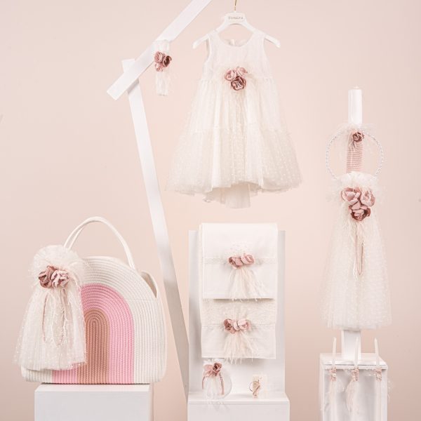 Πακέτο βάπτισης για κορίτσι Piccolino Luna ivory