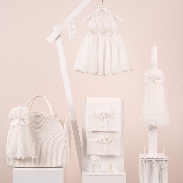 Πακέτο βάπτισης για κορίτσι Piccolino Melody ivory