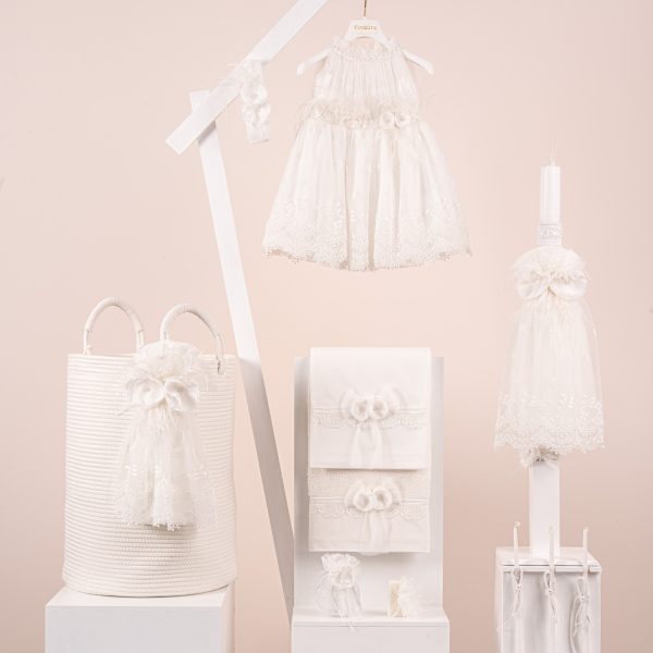 Πακέτο βάπτισης για κορίτσι Piccolino Melody ivory