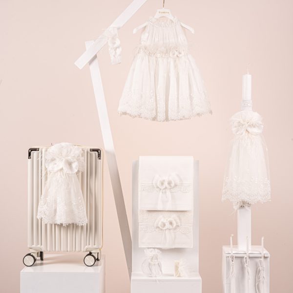 Πακέτο βάπτισης για κορίτσι Piccolino Melody ivory