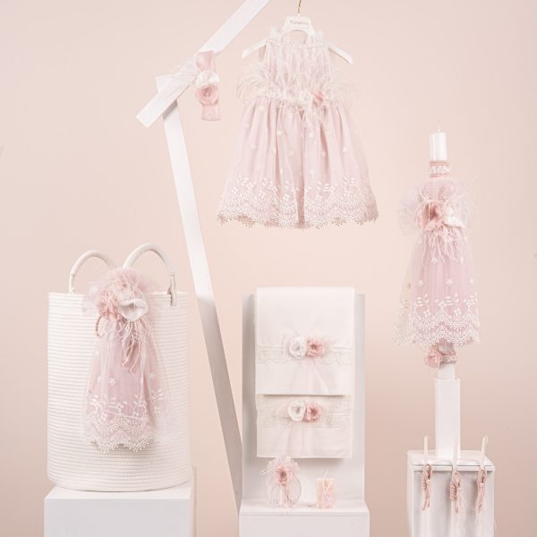Πακέτο βάπτισης για κορίτσι Piccolino Melody pink