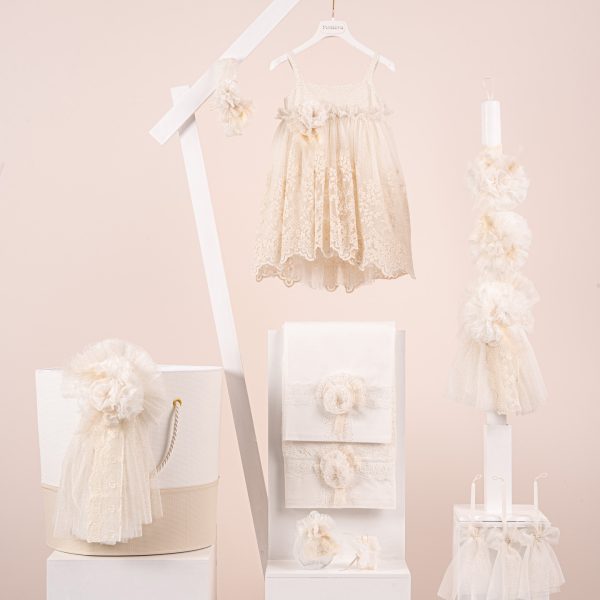 Πακέτο βάπτισης για κορίτσι Piccolino Phillipa gold