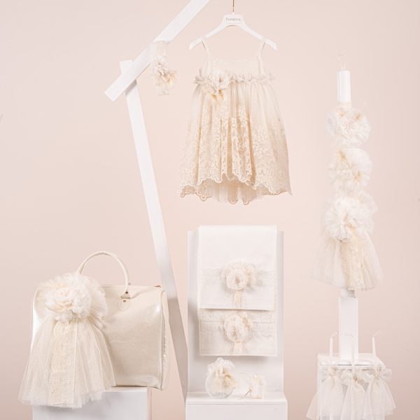 Πακέτο βάπτισης για κορίτσι Piccolino Phillipa gold