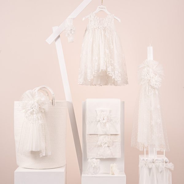 Πακέτο βάπτισης για κορίτσι Piccolino Sienna ivory