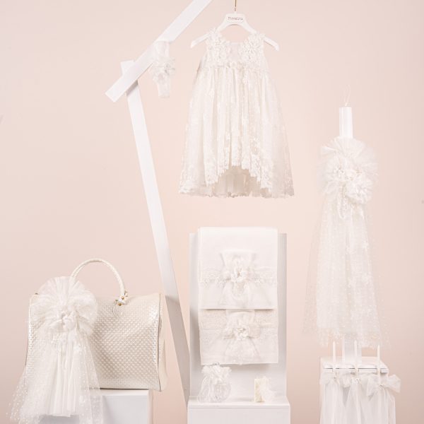 Πακέτο βάπτισης για κορίτσι Piccolino Sienna ivory