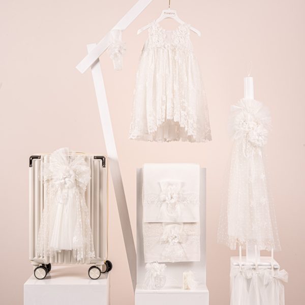 Πακέτο βάπτισης για κορίτσι Piccolino Sienna ivory